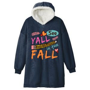 See Yall In The Fall Autumn Hooded Wearable Blanket