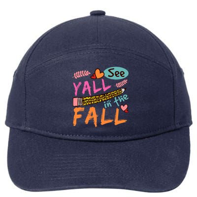 See Yall In The Fall Autumn 7-Panel Snapback Hat