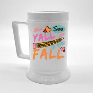 See Yall In The Fall Autumn Beer Stein