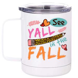 See Yall In The Fall Autumn 12 oz Stainless Steel Tumbler Cup