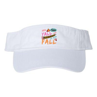 See Yall In The Fall Autumn Valucap Bio-Washed Visor