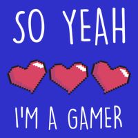 So Yeah I Am A Gamer Heart Live Love Computer Console Pc Cute Gift 16 in Basic Backpack