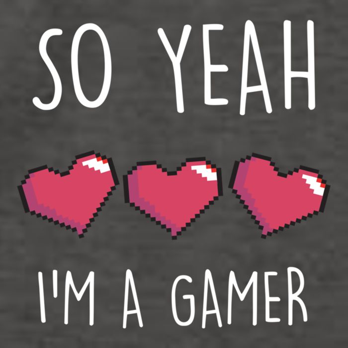 So Yeah I Am A Gamer Heart Live Love Computer Console Pc Cute Gift Vector Backpack