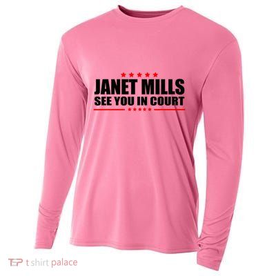 See You In Court Maine Governor Janet Mills Cooling Performance Long Sleeve Crew