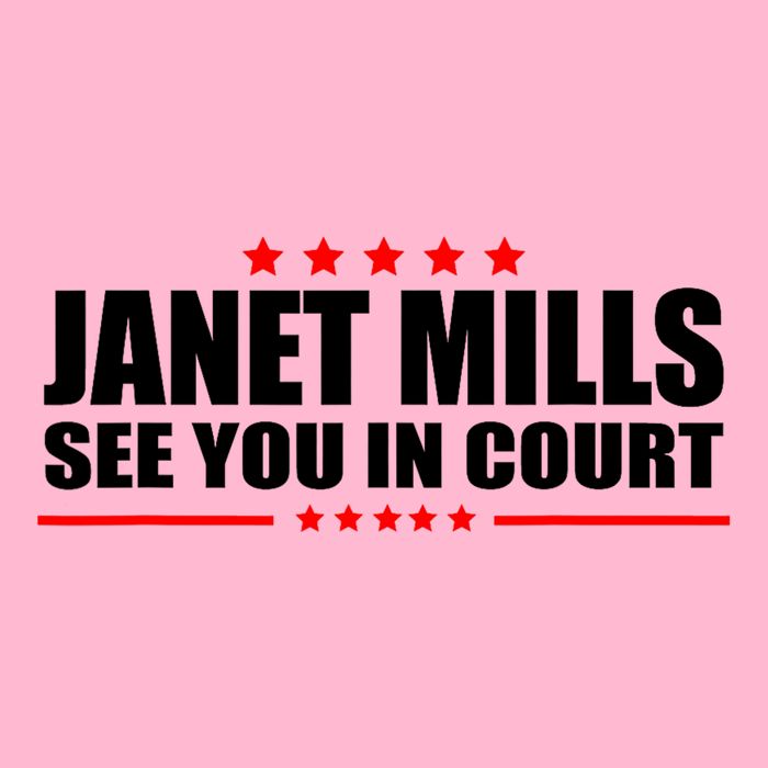 See You In Court Maine Governor Janet Mills Kids T-Shirt