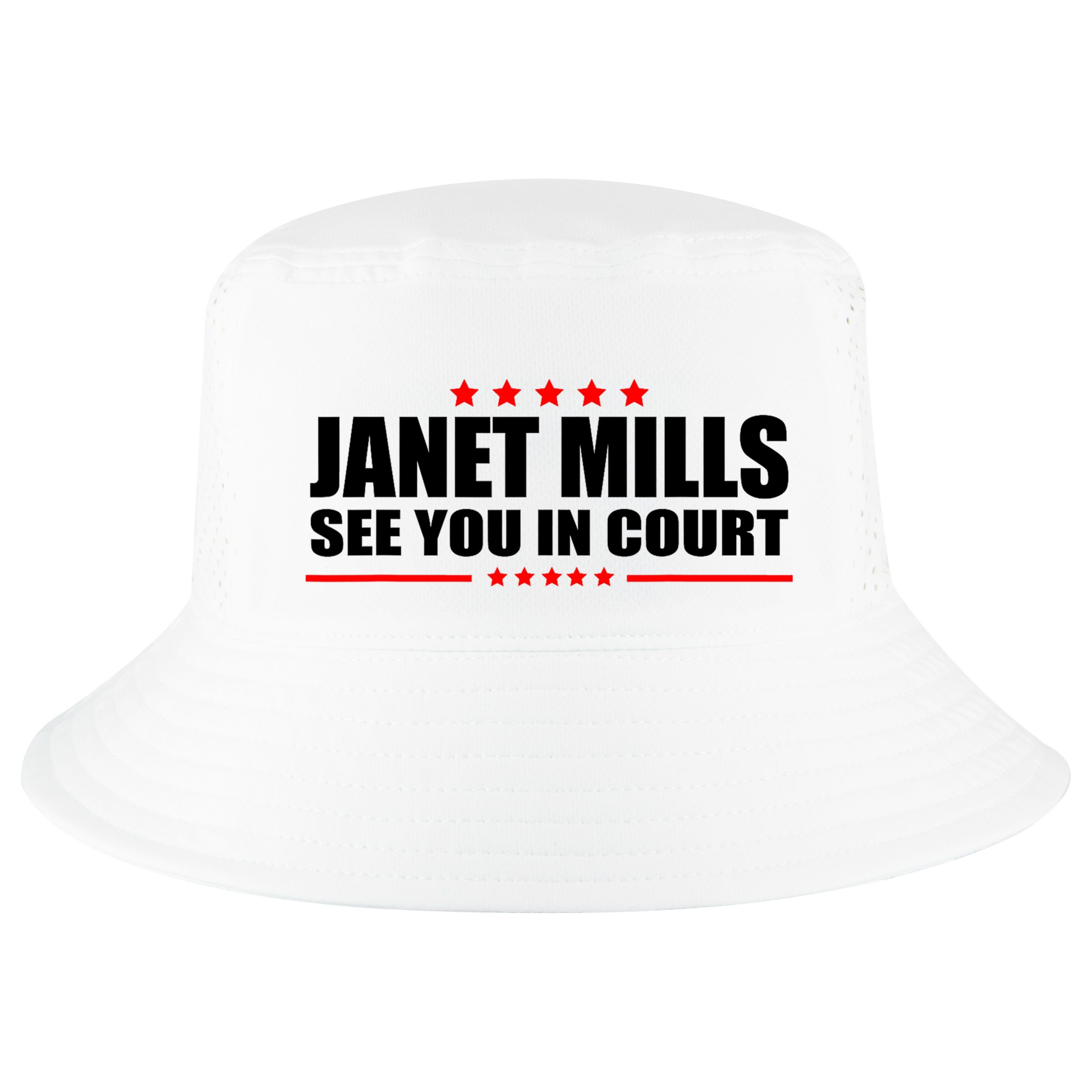 See You In Court Maine Governor Janet Mills Cool Comfort Performance Bucket Hat