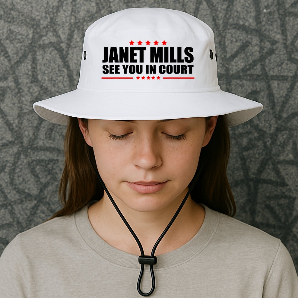 See You In Court Maine Governor Janet Mills Bucket Hat
