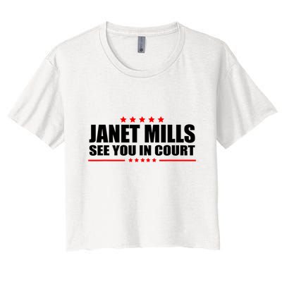 See You In Court Maine Governor Janet Mills Crop Top