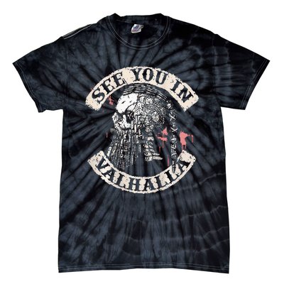 See You In Valhalla Skull Viking Tie-Dye T-Shirt