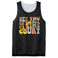 See You In Small Claims Court Mesh Reversible Basketball Jersey Tank