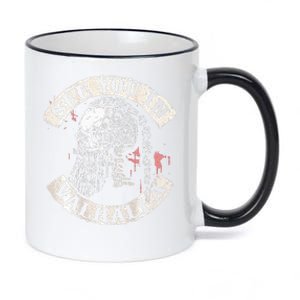 See You In Valhalla Skull Viking 11oz Black Color Changing Mug