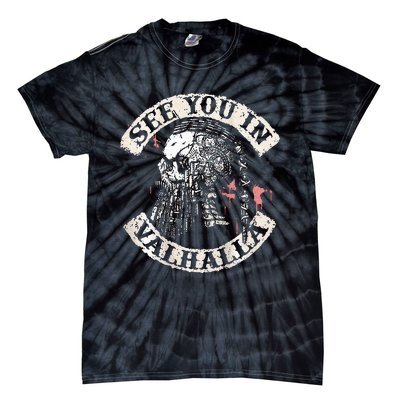 See You In Valhalla Skull Viking Tie-Dye T-Shirt