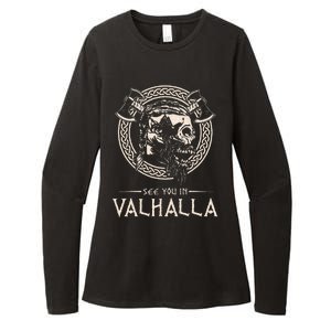 See You In Valhalla Viking Womens CVC Long Sleeve Shirt