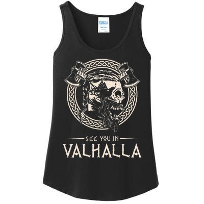 See You In Valhalla Viking Ladies Essential Tank