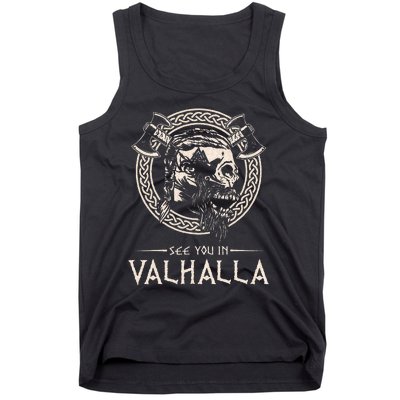 See You In Valhalla Viking Tank Top