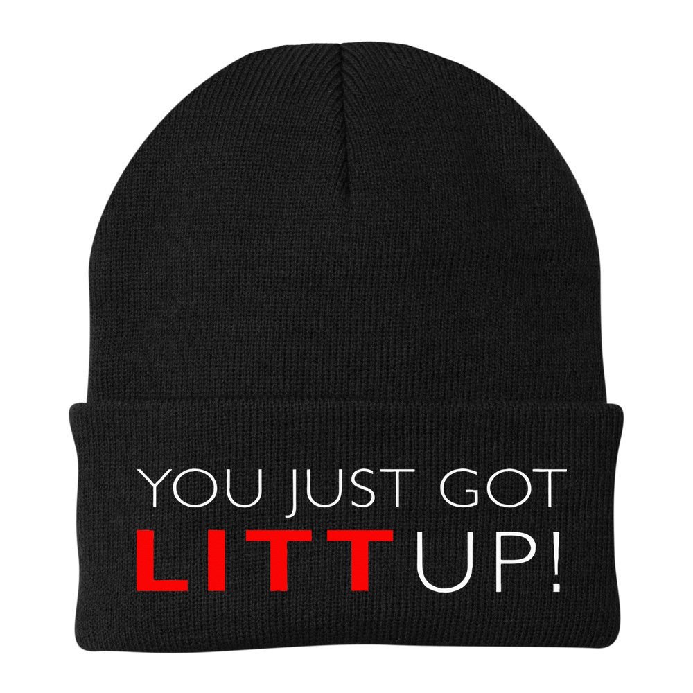Suits You Just Got Litt Up! Funny Beanie