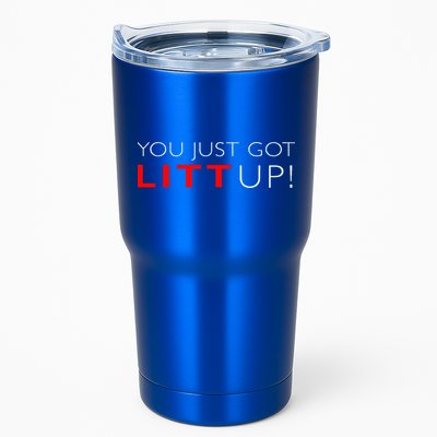 Suits You Just Got Litt Up! Funny Tumbler