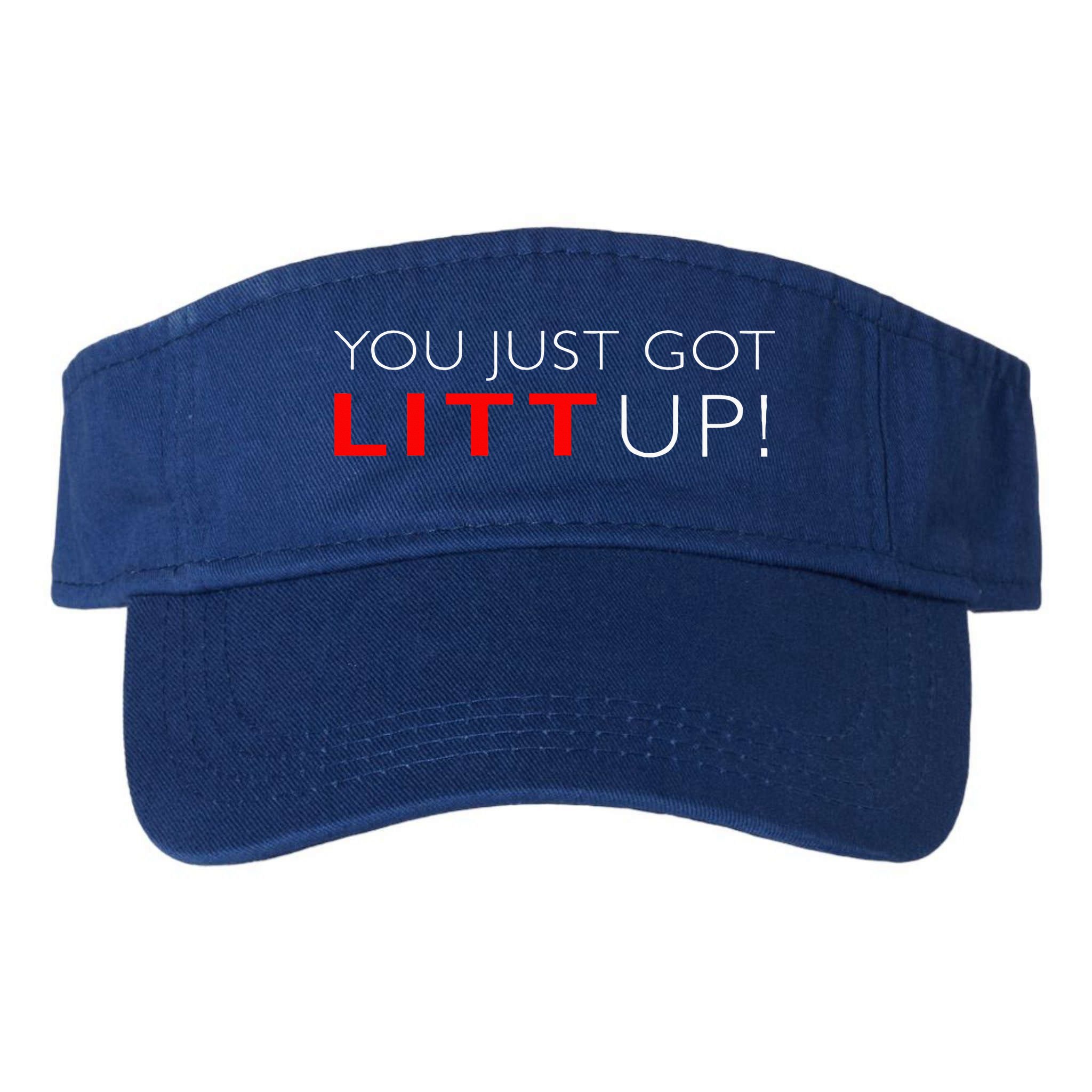 Suits You Just Got Litt Up! Funny Visor