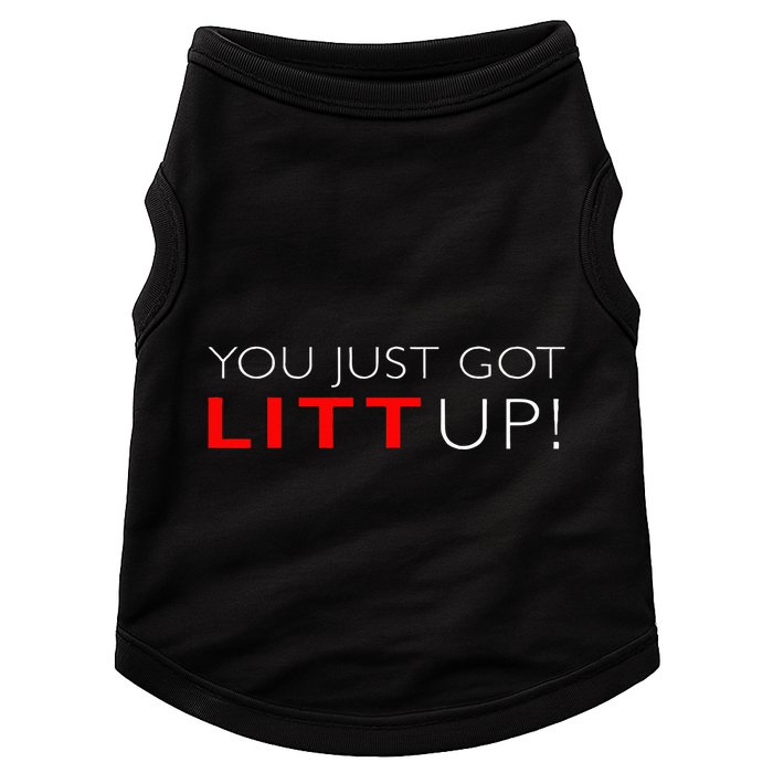 Suits You Just Got Litt Up! Funny For Doggie Tank