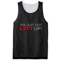 Suits You Just Got Litt Up! Funny For Mesh Reversible Basketball Jersey Tank