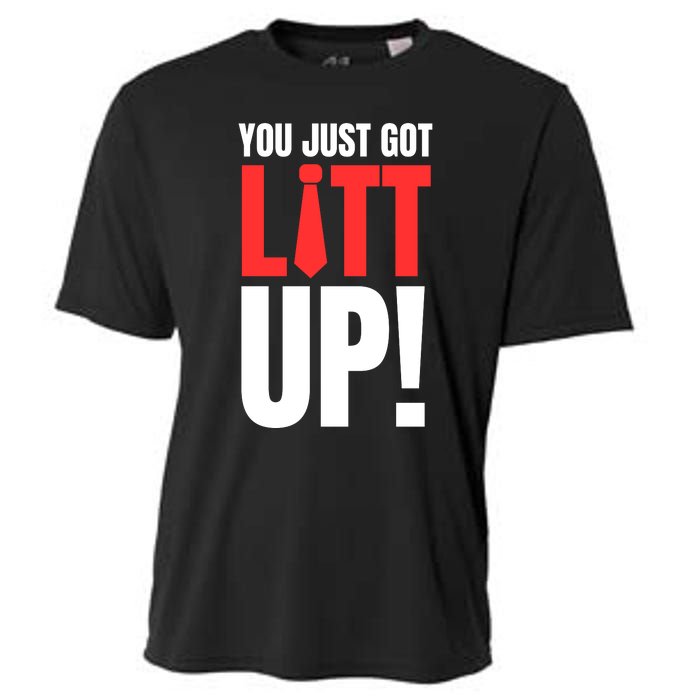 Suits You Just Got Litt Up! Funny Sayings Cooling Performance Crew T-Shirt