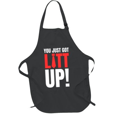 Suits You Just Got Litt Up! Funny Sayings Apron