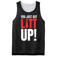 Suits You Just Got Litt Up! Funny Sayings Mesh Reversible Basketball Jersey Tank