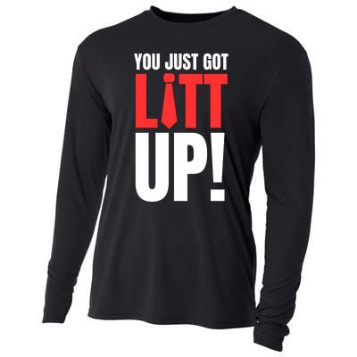 Suits You Just Got Litt Up! Funny Sayings Cooling Performance Long Sleeve Crew