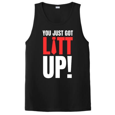 Suits You Just Got Litt Up! Funny Sayings PosiCharge Competitor Tank