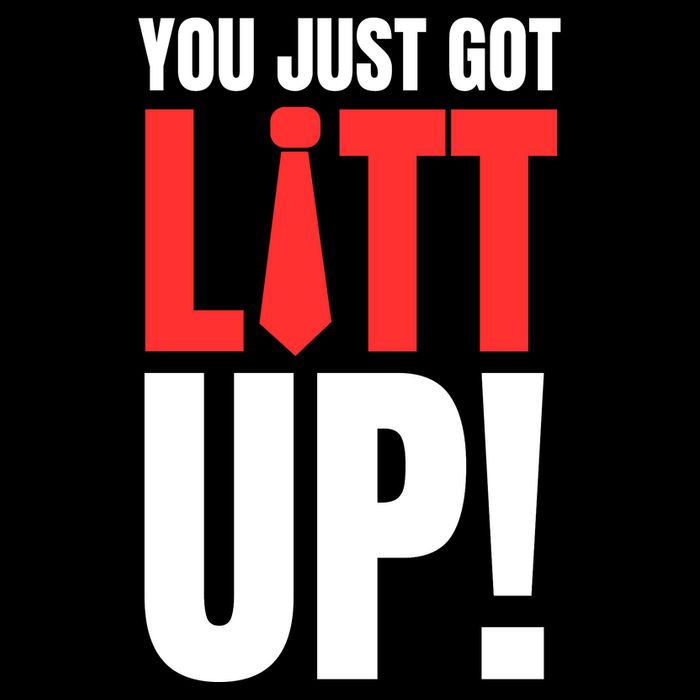 Suits You Just Got Litt Up! Funny Sayings Zip Tote Bag