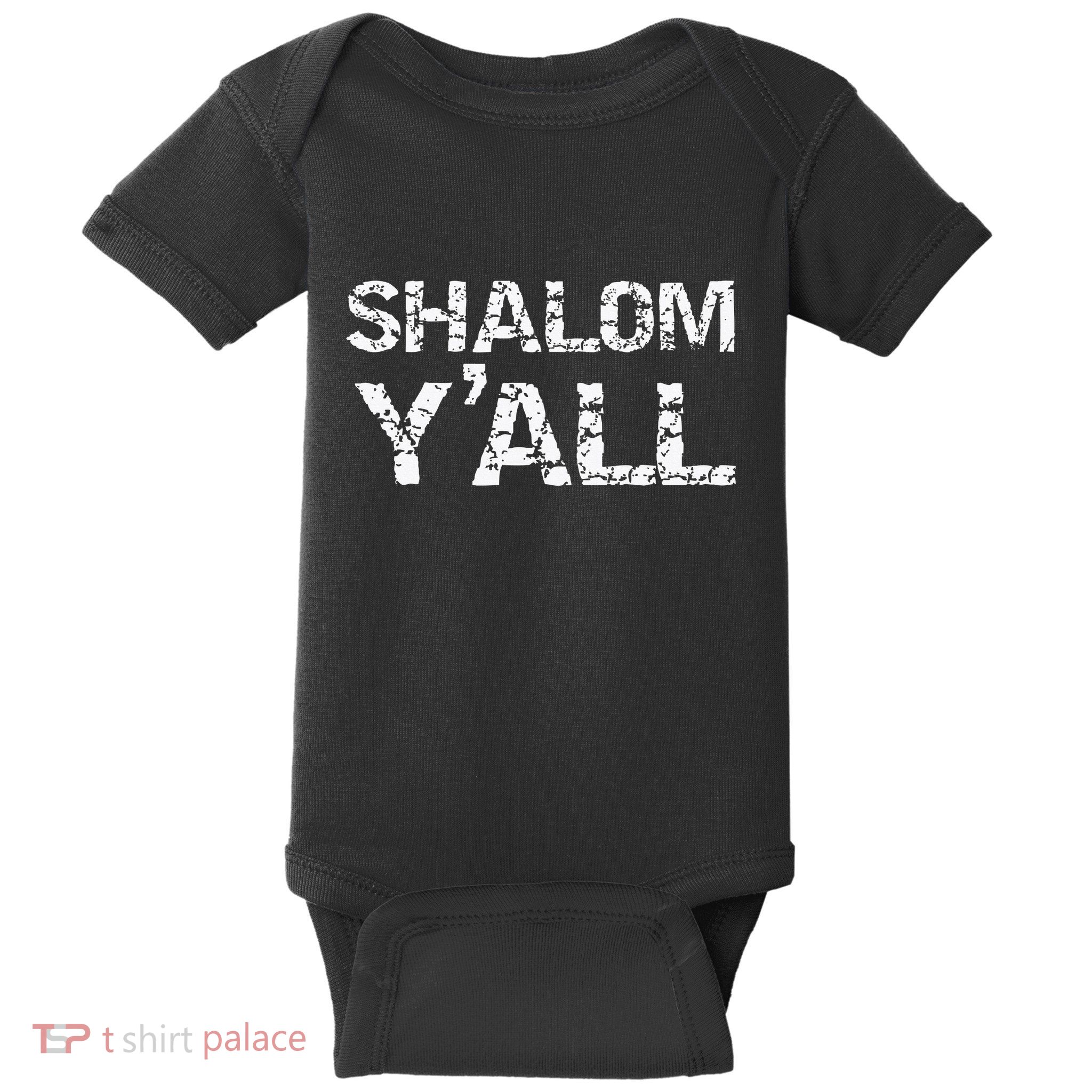 Shalom YAll Jewish Humor Baby Bodysuit