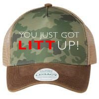 Suits You Just Got Litt Up! Funny Design Legacy Tie Dye Trucker Hat