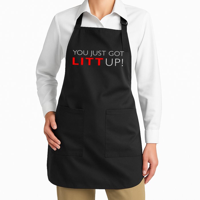 Suits You Just Got Litt Up! Funny Design Apron