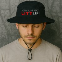 Suits You Just Got Litt Up! Funny Design Bucket Hat