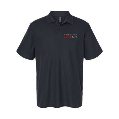 Suits You Just Got Litt Up! Funny Design Polo