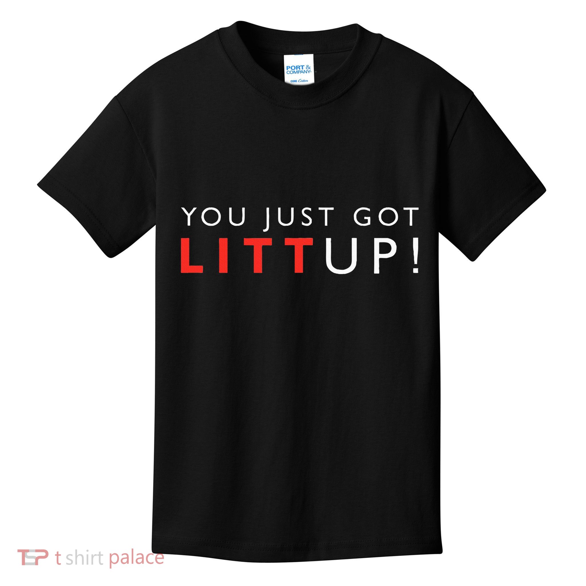 Suits You Just Got Litt Up Kids T-Shirt