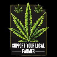 Support Your Local Weed Farmer Cannabis Marijuana Grower City Backpack