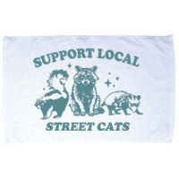 Support Your Local Street Microfiber Hand Towel