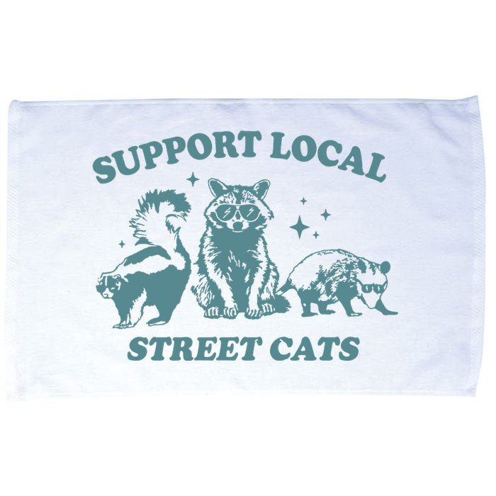 Support Your Local Street Microfiber Hand Towel