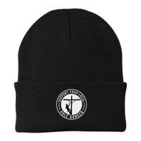 Support Your Local Pole Dancer Funny Lineman Knit Cap Winter Beanie