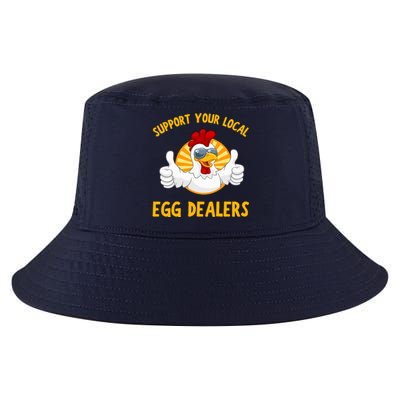 Support Your Local Egg Dealers Cool Comfort Performance Bucket Hat