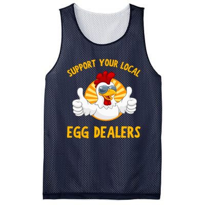 Support Your Local Egg Dealers Mesh Reversible Basketball Jersey Tank