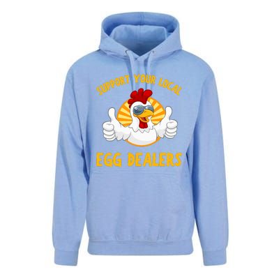 Support Your Local Egg Dealers Unisex Surf Hoodie