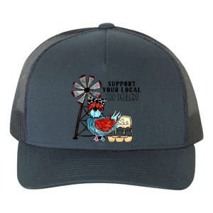 Support Your Local Egg Dealers Yupoong Adult 5-Panel Trucker Hat