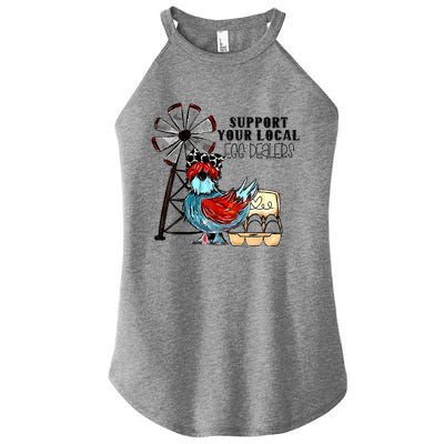 Support Your Local Egg Dealers Women's Perfect Tri Rocker Tank