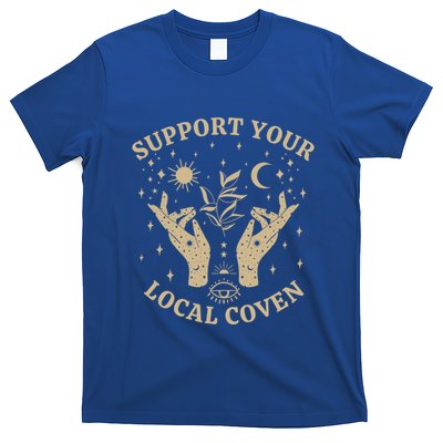 Support Your Local Coven Witch Aesthetic Gift T-Shirt