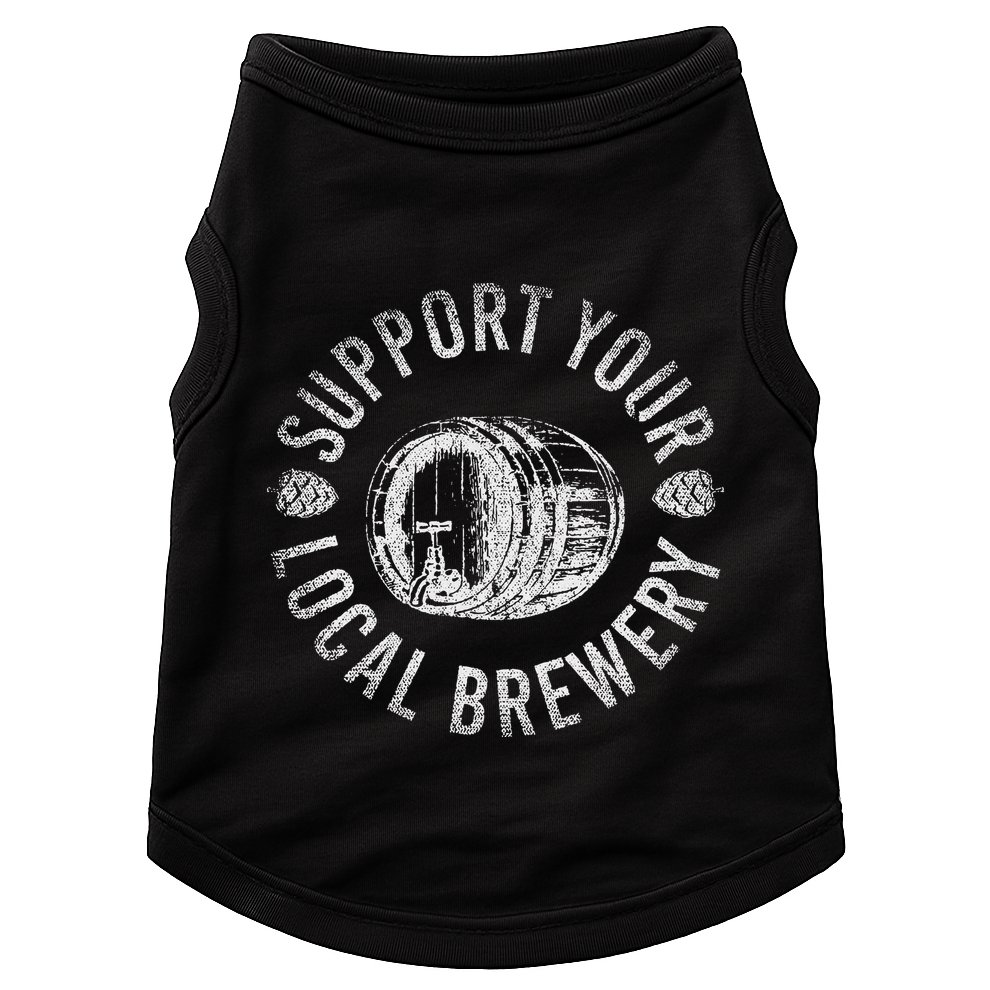 Support Your Local Brewery Craft Beer Doggie Tank
