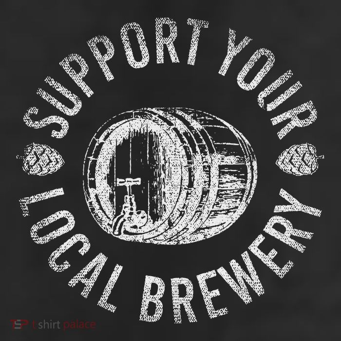 Support Your Local Brewery Craft Beer 11oz C Handle Ceramic Mug