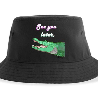 See You Later Alligator Sustainable Bucket Hat
