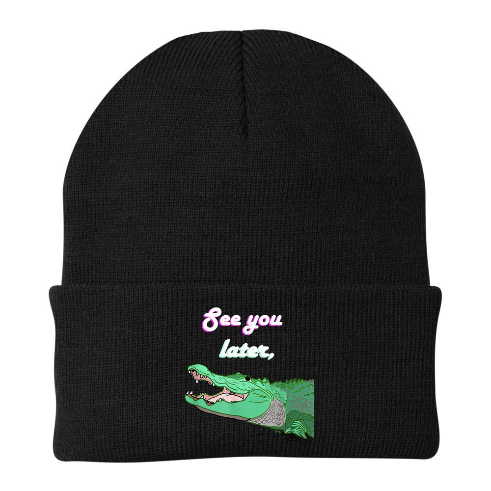 See You Later Alligator Beanie